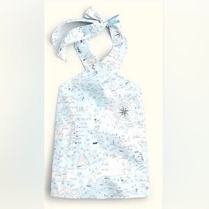 J Crew collection Ratti compass halter top with side zip size large